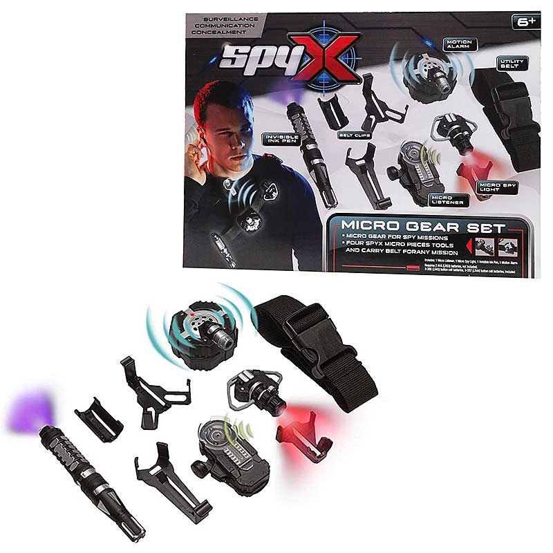 SpyX Micro Gear Set - Pack and Product Contents