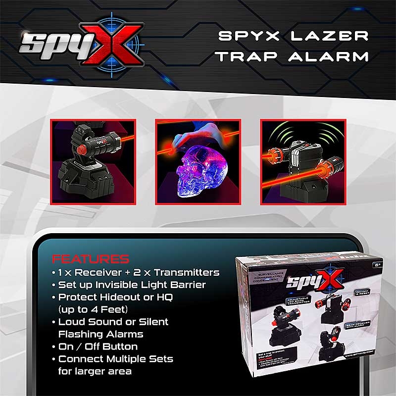 SpyX Lazer Trap Alarm - Features