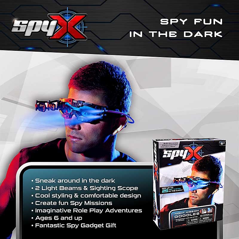 SpyX Night Mission Goggles - Spy Fun In The Dark