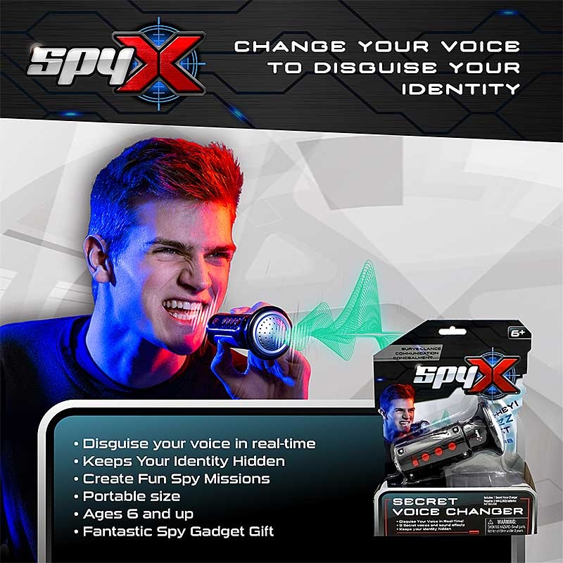 SpyX Secret Voice Changer - Change your Voice to Disguise your Identity