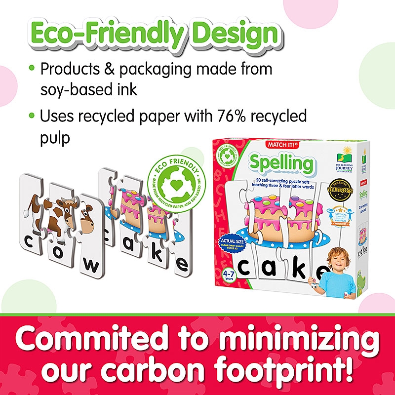 Commited to minimizing our carbon footprint!