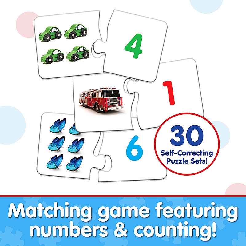 Matching game featuring numbers and counting!