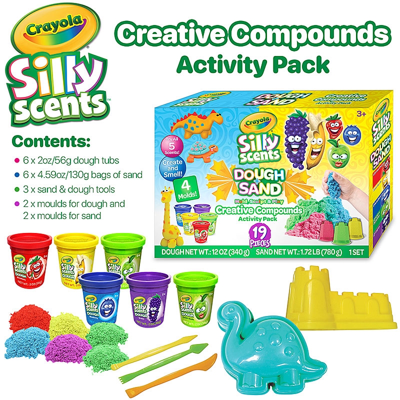 Crayola Silly Scents Creative Compounds Activity Pack - Contents