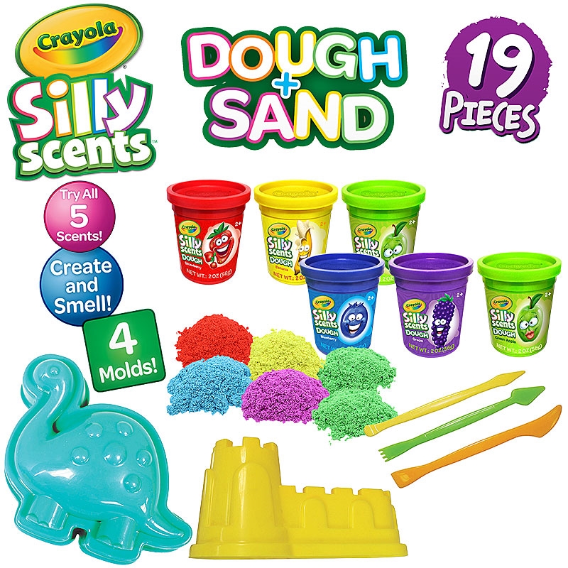 Crayola Silly Scents Creative Compounds Activity Pack - Dough and Sand