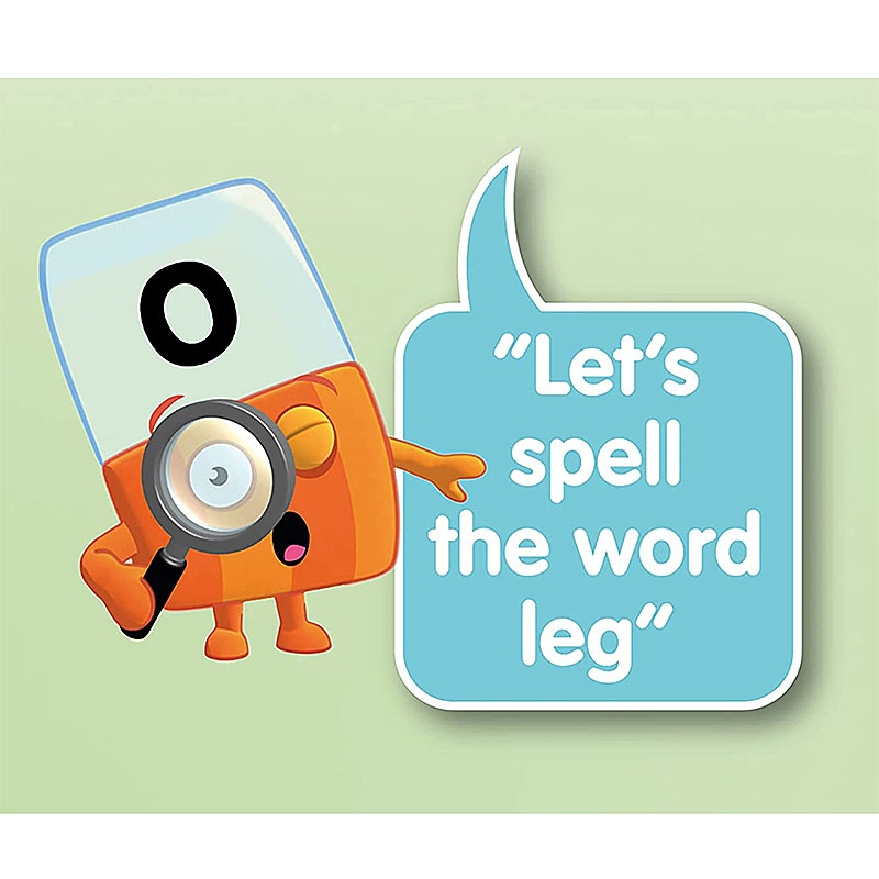 Let's spell the word leg