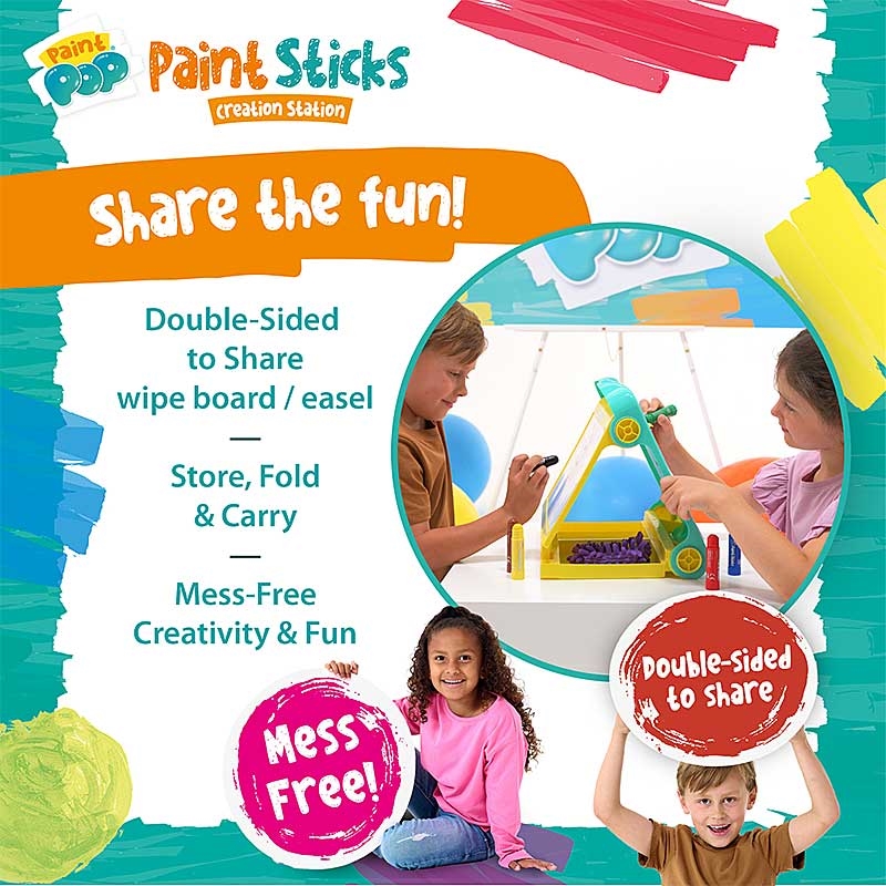 Paint Pop Paint Sticks - Share the fun!