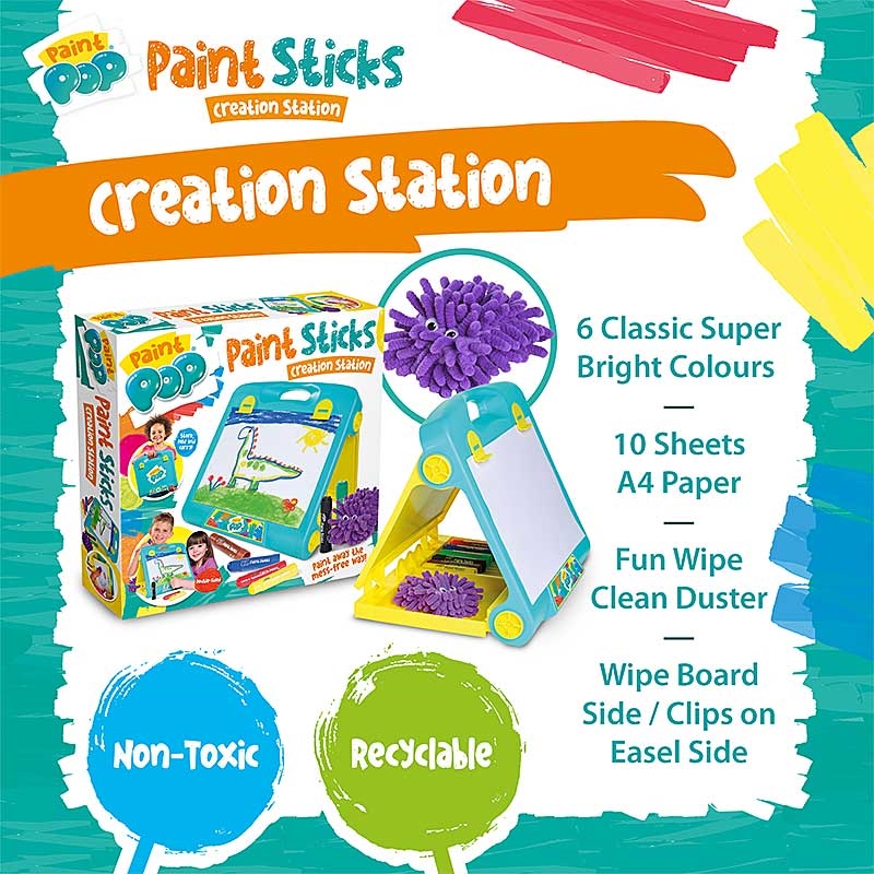 Paint Pop Paint Sticks - Non-Toxic & Recyclable
