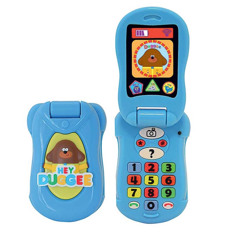 Hey Duggee Flip and Learn Phone - Closed and Open