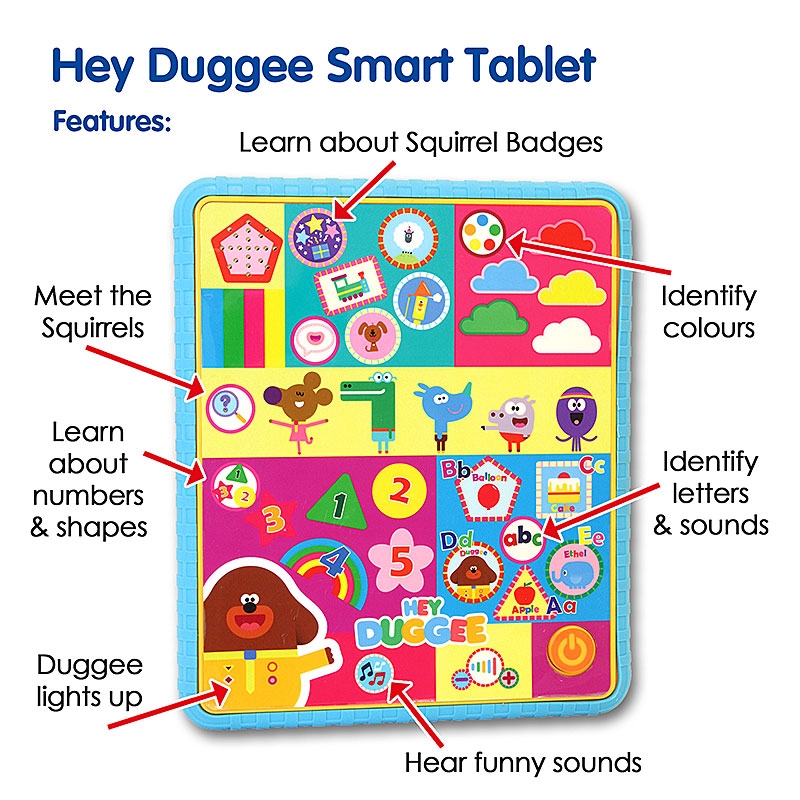 Hey Duggee Smart Tablet - Features