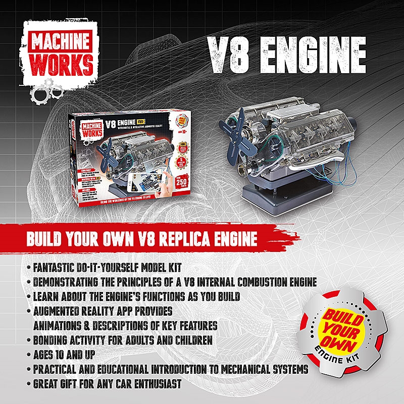 Machine Works V8 Engine - Build you own Replica V8 Engine