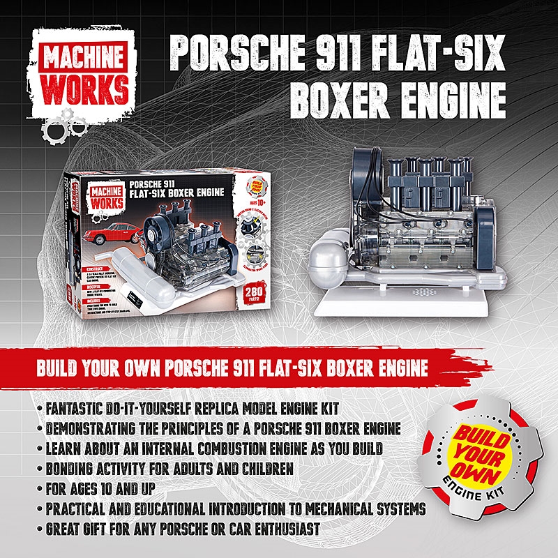 Machine Works Porsche 911 Flat-Six Boxer Engine - Build Your Own Porsche 911 Flat-Six Boxer Engine