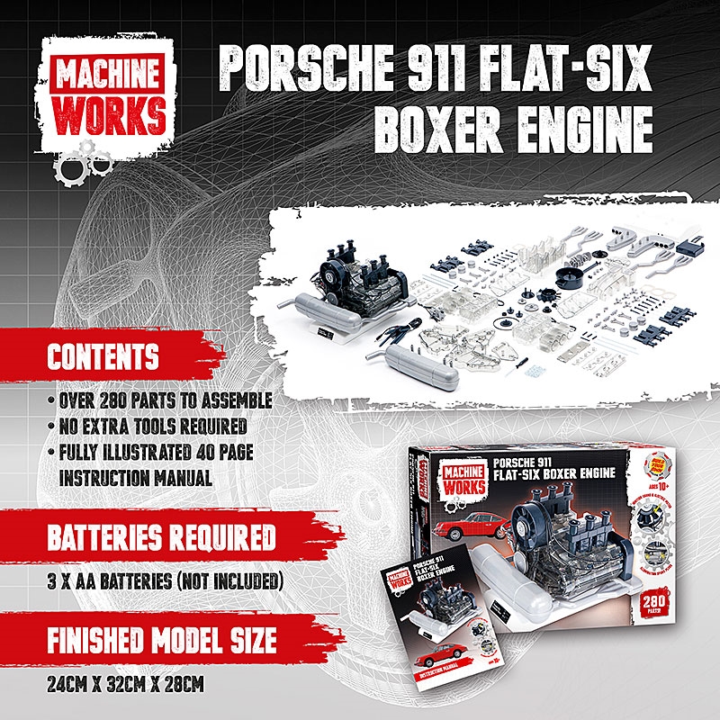 Machine Works Porsche 911 Flat-Six Boxer Engine - Contents