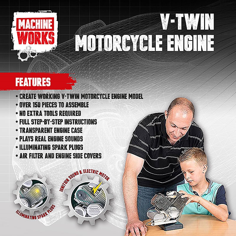Machine Works V-Twin Motorcycle Engine - Features