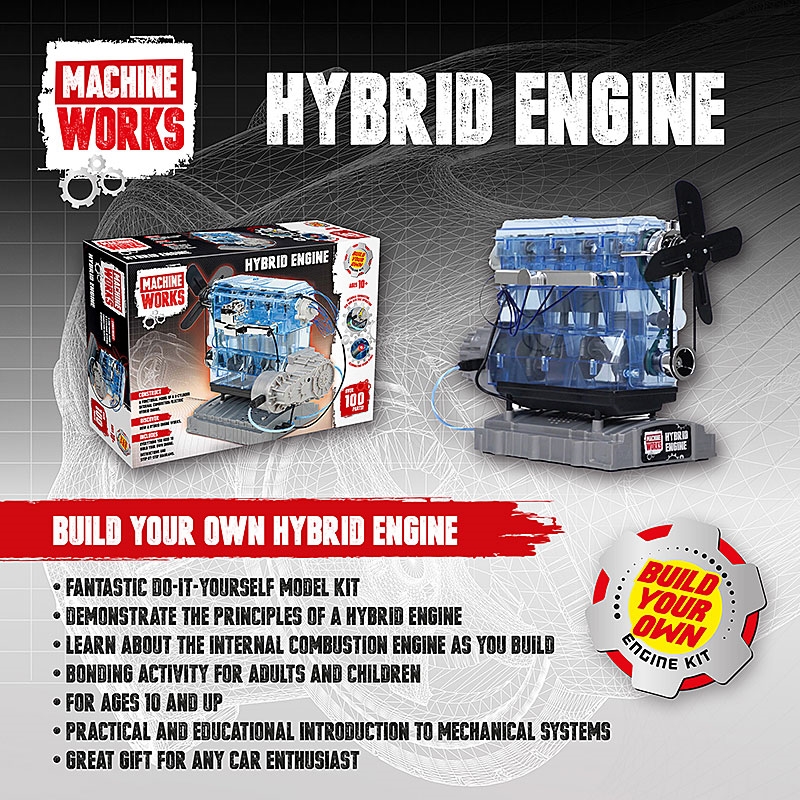 Machine Works Hybrid Engine Kit - Build Your Own V8 Replica Engine