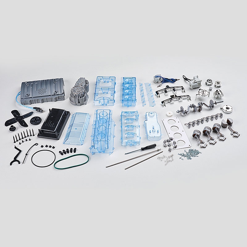 Machine Works Hybrid Engine Kit - Pieces to Assemble