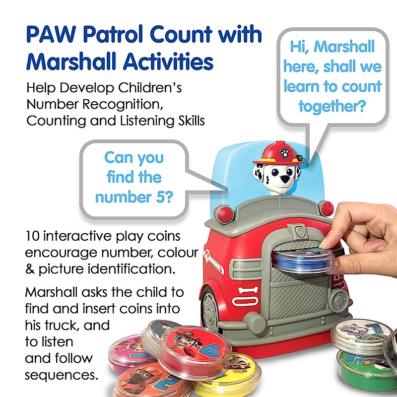 PAW Patrol Count with Marshall - Activities
