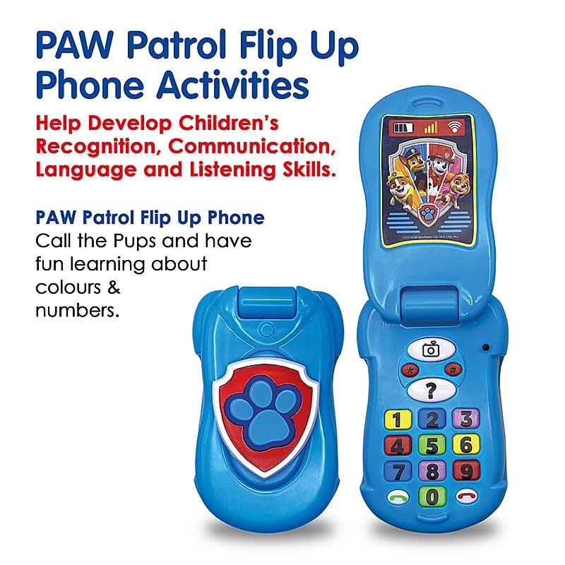 PAW Patrol Flip Up Phone - Activities