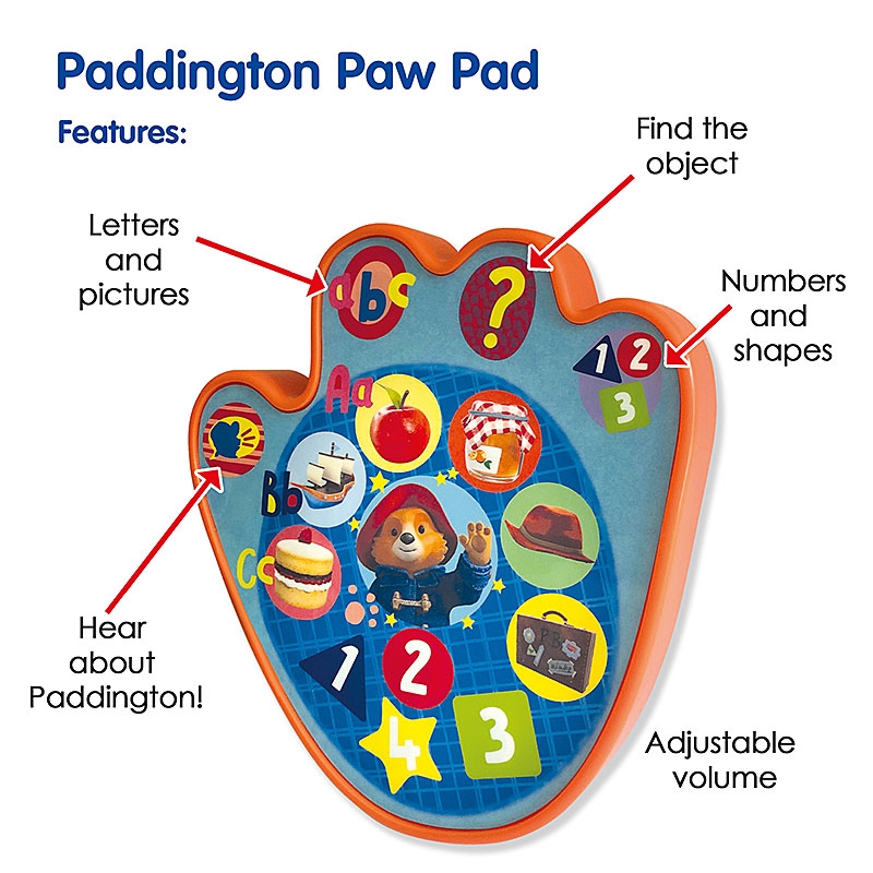Paddington's Paw Pad - Features