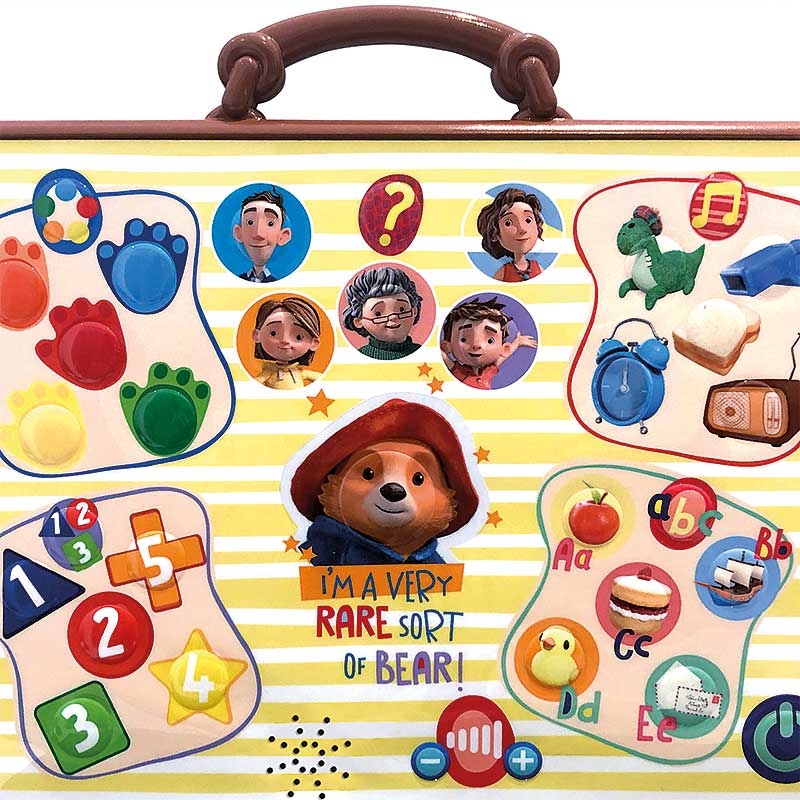 Paddington's Learning Suitcase Product Front View Close