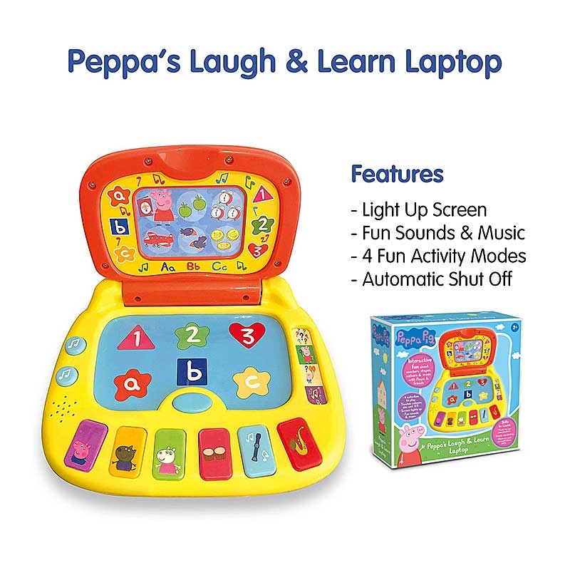 Peppa's Laugh and Learn Laptop - Features