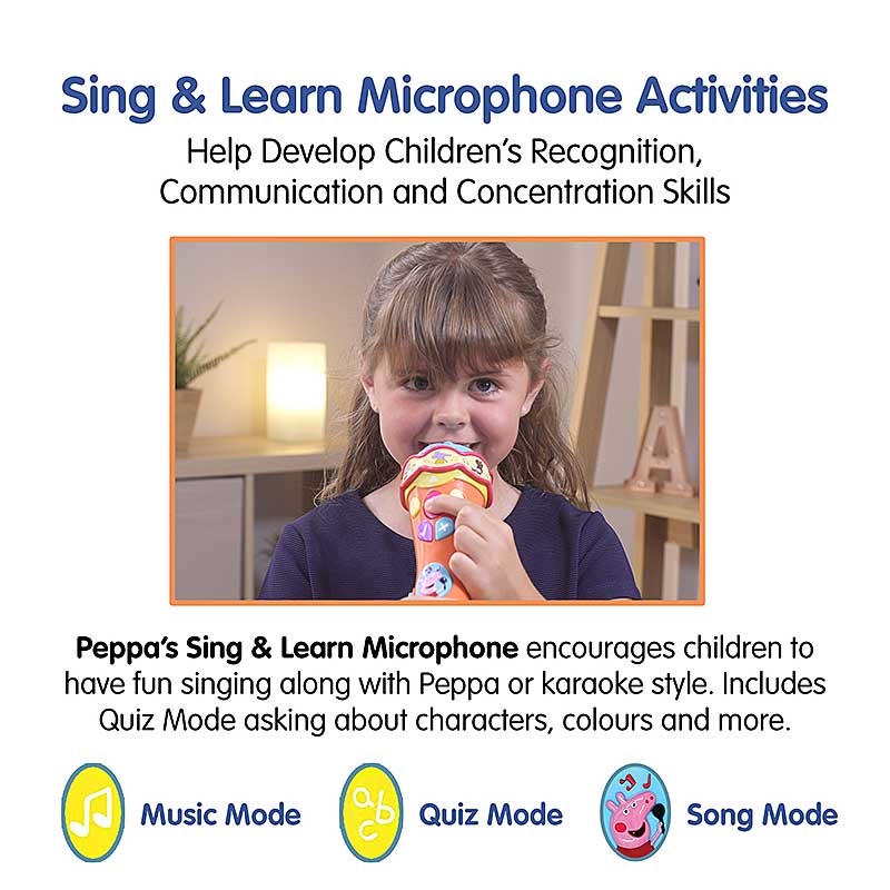 Peppa's Sing & Learn Microphone - Activities