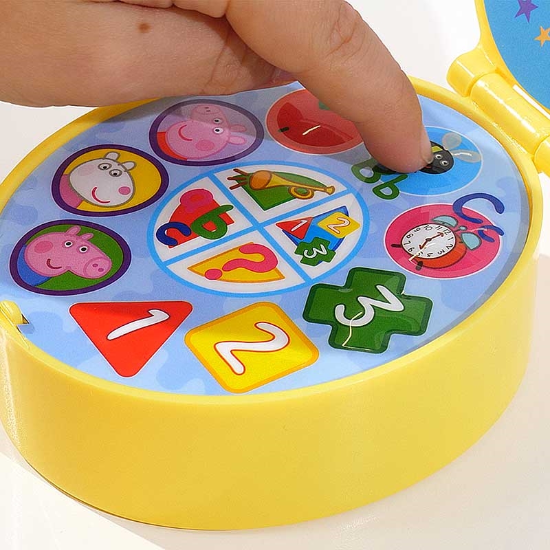 Peppa's Flip Up Learning Pad - Pressing Interactive Buttons