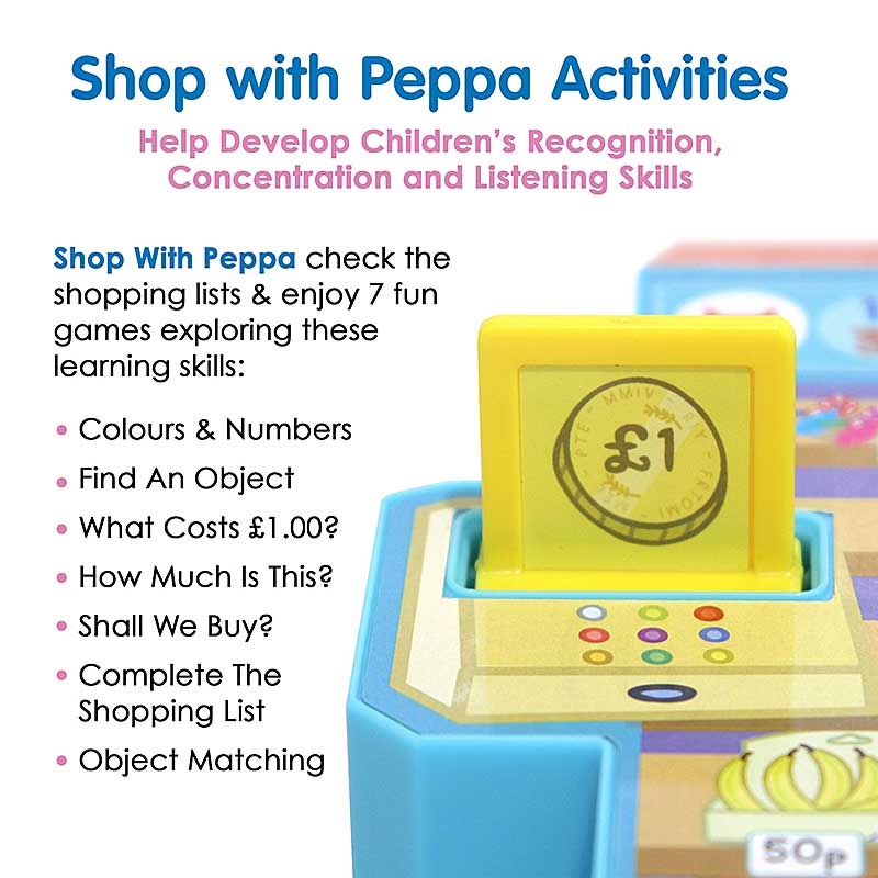 Shop with Peppa - Activities