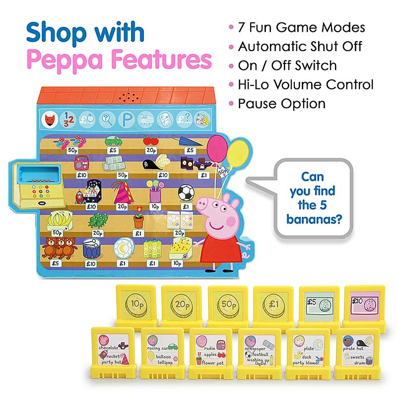 Shop with Peppa - Features