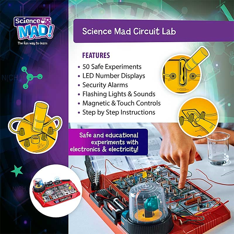 Science Mad Circuit Lab - Features
