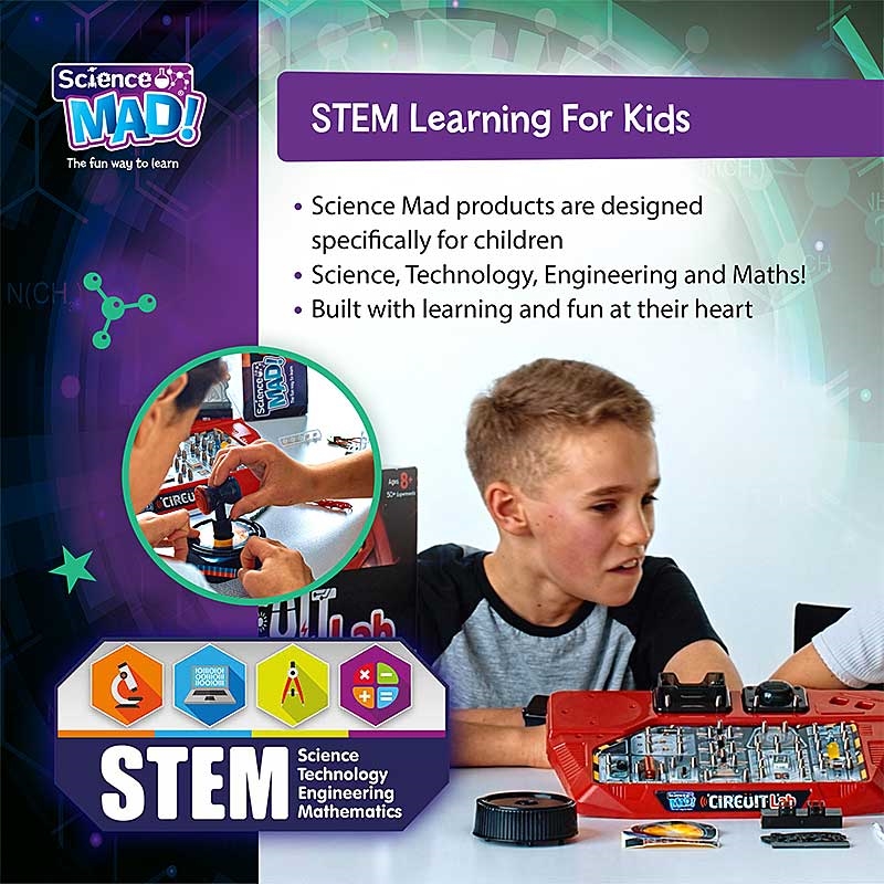 Science Mad Circuit Lab - STEM Learning for Kids