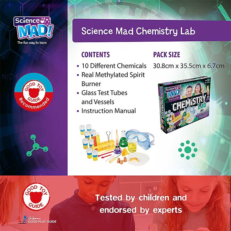 Science Mad Chemistry Lab - Contents