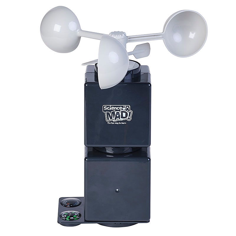 Science Mad 5-in-1 Weather Station Back View