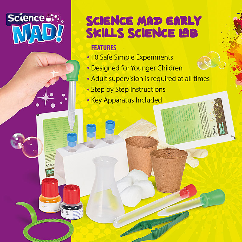 Science Mad Early Skills Science Lab - Features