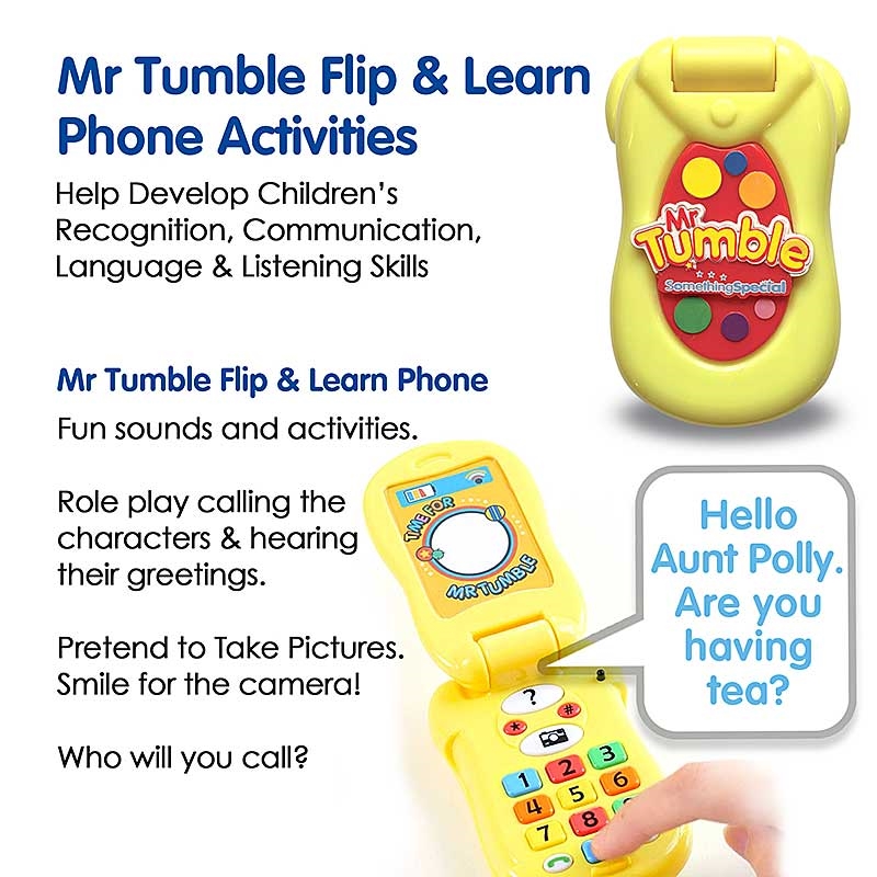 Mr Tumble Flip & Learn Phone - Activities
