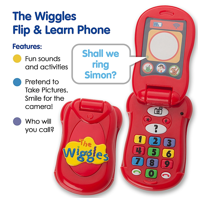 The Wiggles Flip & Learn Phone - Features
