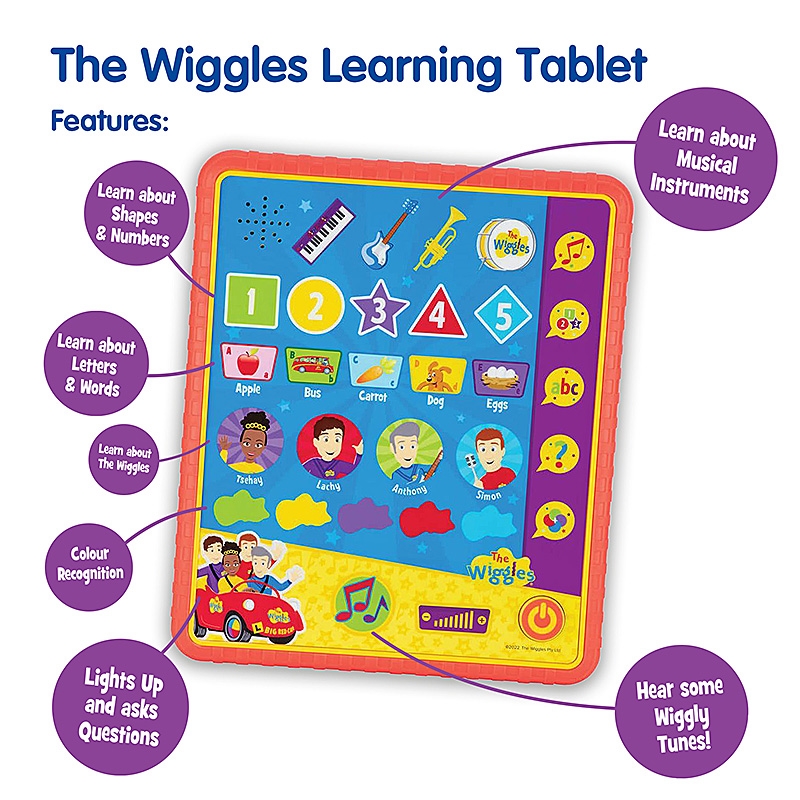 The Wiggles My First Learning Tablet - Features