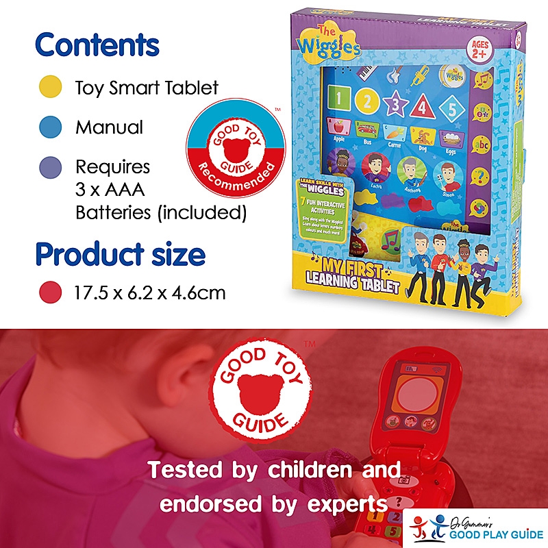 The Wiggles My First Learning Tablet - Contents