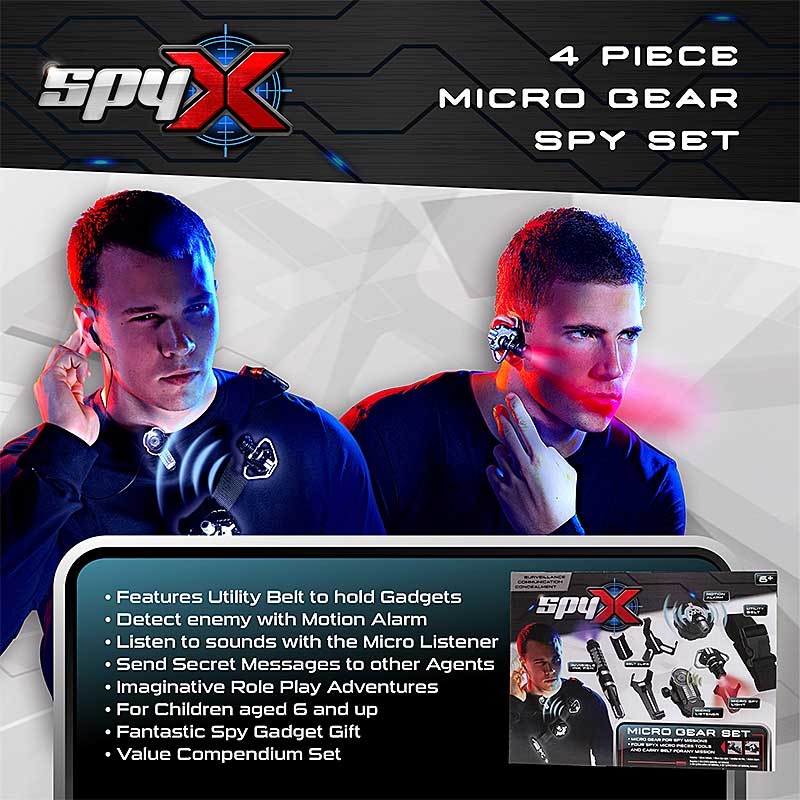 SpyX Micro Gear Set - 4 Piece Micro Gear Spy Set