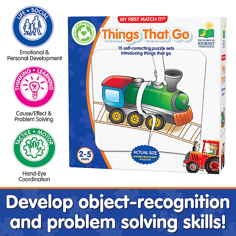 Develop object-recognition and problem solving skills!