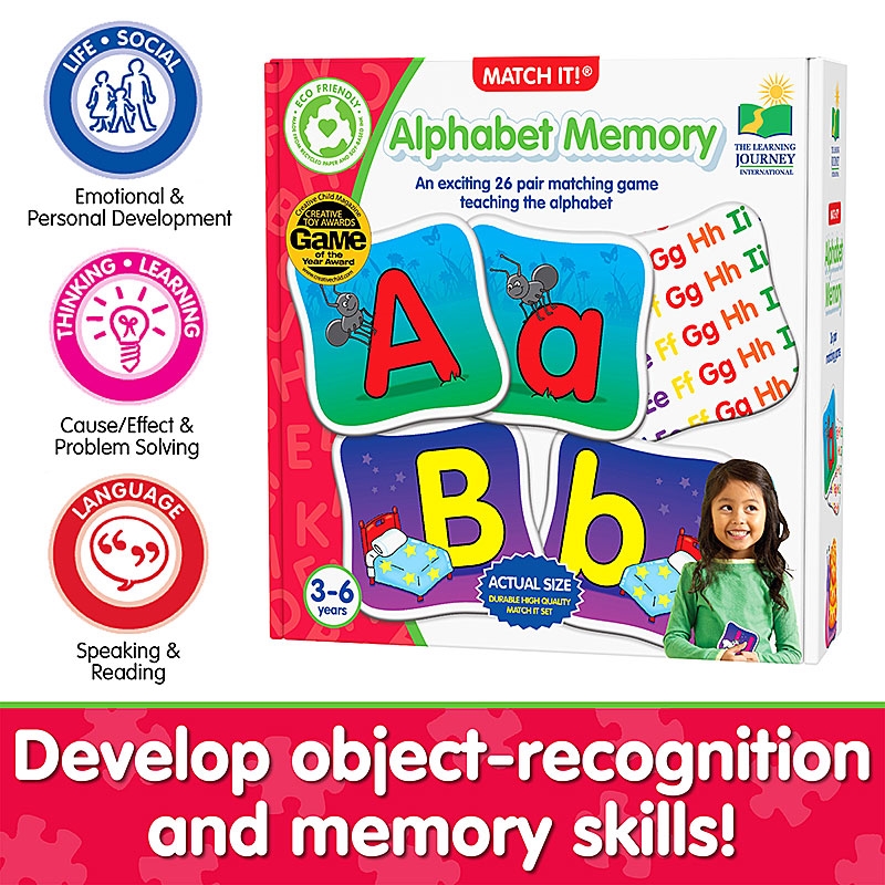 Develop object-recognition and memory skills!