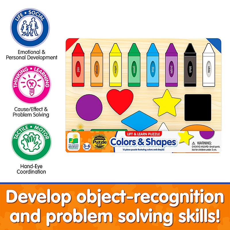 Develop object-recognition and problem solving skills!