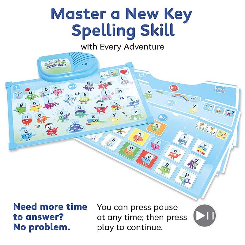 Alphablocks Clip & Learn Phonics Fun - Master a New Key Spelling with Every Adventure