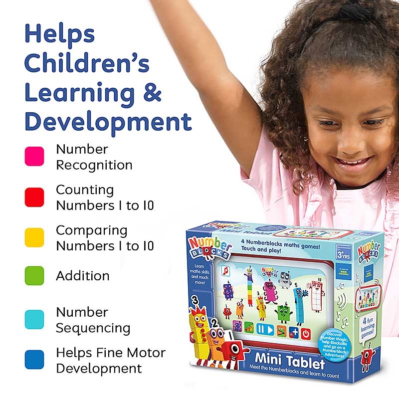 Numberblocks Mini Tablet - Helps Children's Learning and Development