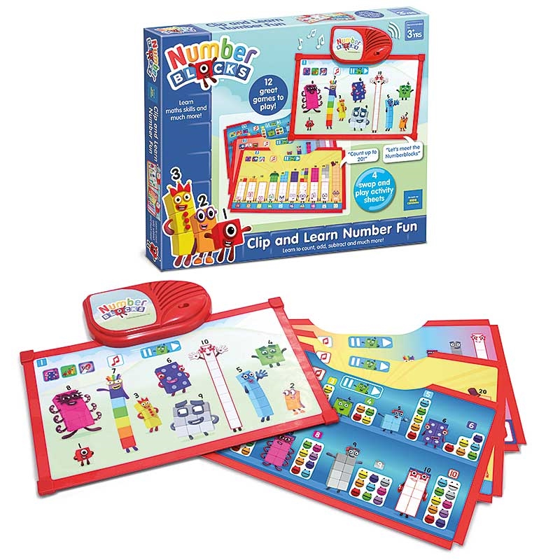 Numberblocks Clip & Learn Number Fun - Pack and Product
