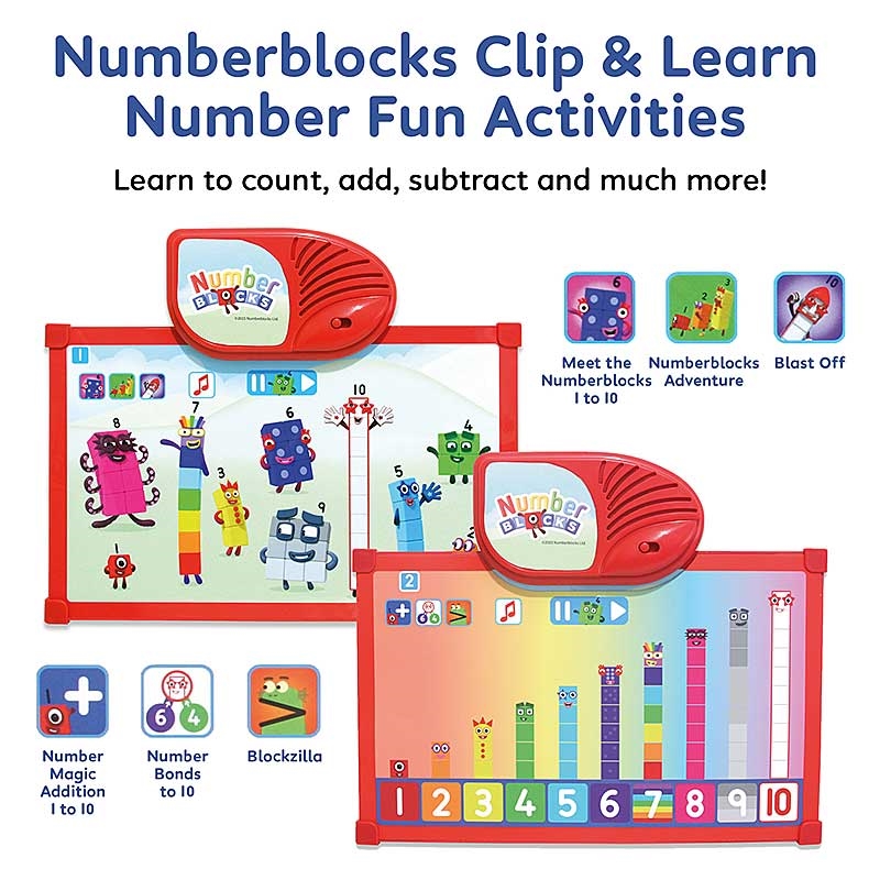 Numberblocks Clip & Learn Number Fun - Activities