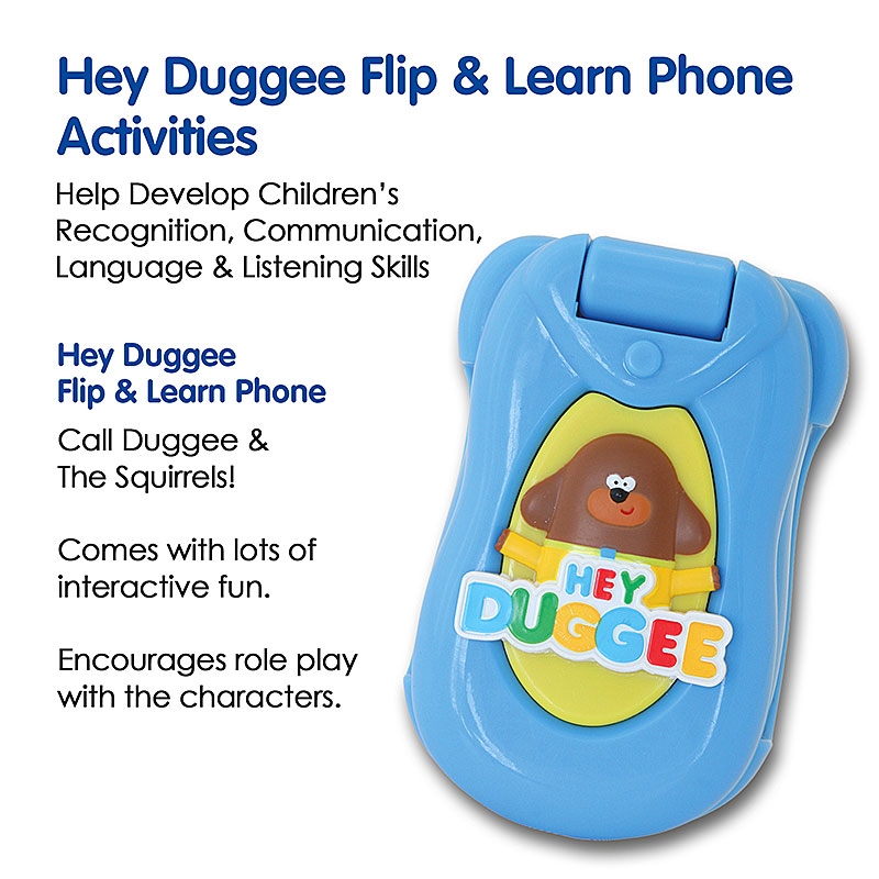 Hey Duggee Flip and Learn Phone - Activities