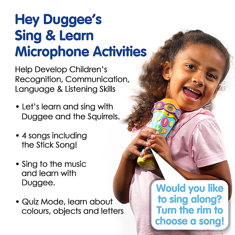 Hey Duggee Sing and Learn Microphone - Activities