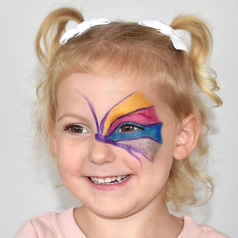 Easy face painting ideas with Little Brian Face Paint Sticks! - UK Mums TV
