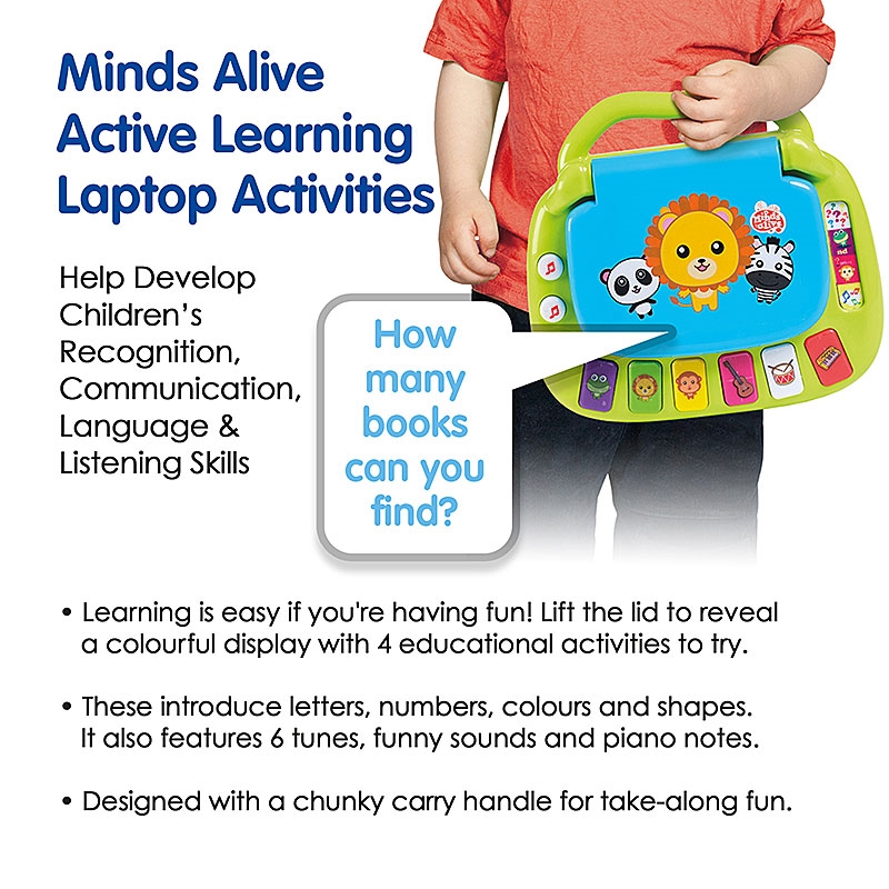 Minds Alive Active Learning Laptop - Activities