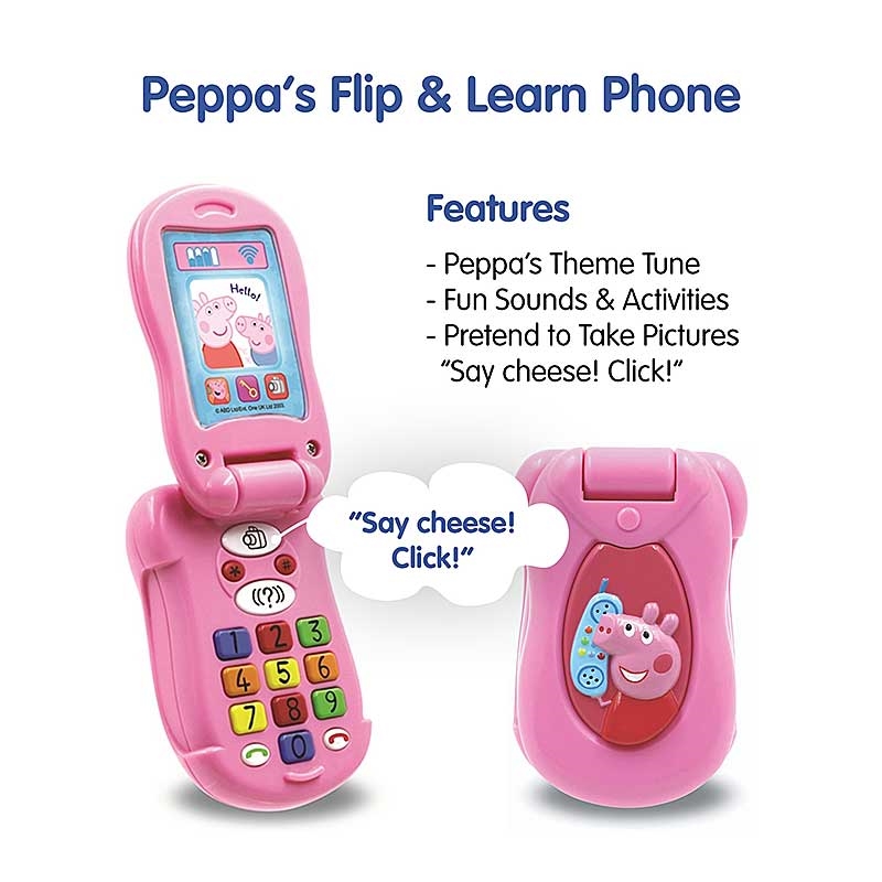 Peppa's Flip & Learn Phone - Features